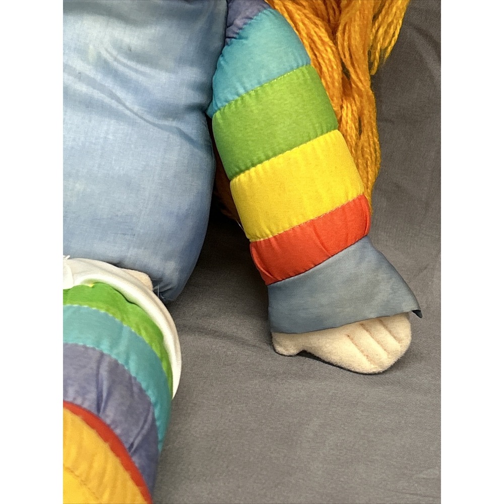 Vintage 1983 Mattel Original Huge 18" Big RAINBOW BRITE Plush Doll Hallmark Rare - Picture 5 of 16